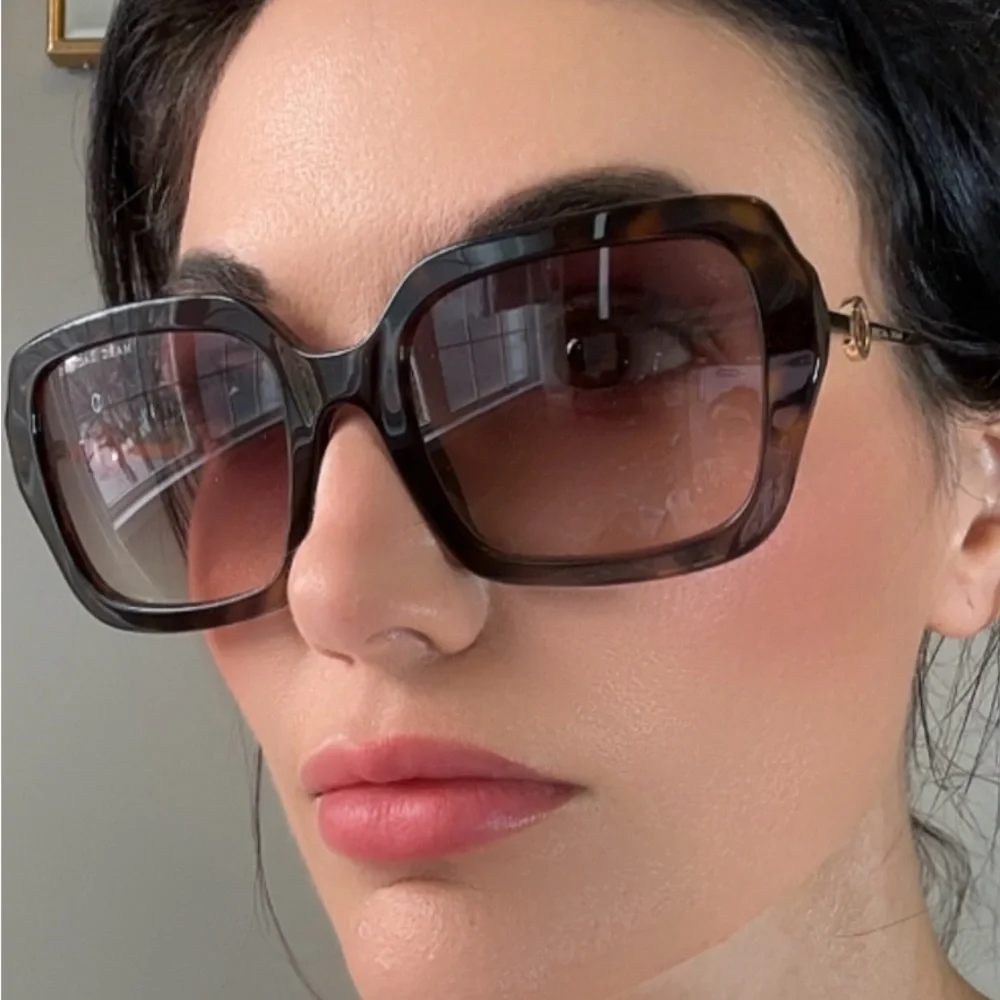 Marc Jacobs Tortoise Shell Square Sunglasses - Picture 2 of 7